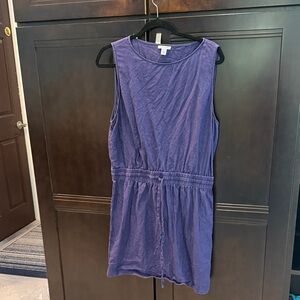 Saks Fifth Avenue Deep Purple Sleeveless Dress